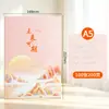 Cuaderno A5 cultural y creativo estilo chino con logo personalizado, adecuado para reuniones de oficina de negocios y como regalo, bloc de notas de alto valor estético