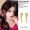 Aretes 2025 Trendy Retro Industria Pesada Estilo Étnico Aretes Versátiles para Mujeres Lujo Accesible Elegantes Largos Clips para Orejas sin Perforación para Mujeres