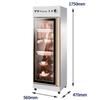 Armario desinfectante Kangruo comercial gran capacidad vertical puerta única cocina comedor taza de té vajilla restaurante restaurante gabinete de limpieza