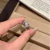 Anillo Pequeño Acolchado Fragante de Plata de Ley S925 con Acabado Cepillado Diseño de Nicho Robusto Brillo Acolchado Lujo de Alta Gama Accesible