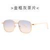Nuevas Gafas de Sol Polygon 9193 Gafas Coreanas de Doble Puente para Hombres y Mujeres Tendencia Transfronteriza Gafas de Sol Oceánicas