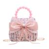 Bolso de Mano Princesa Estilo Coreano Bolso Cruzado de Cadena para Niña Pequeña a la Moda 2025 Nuevo Monedero Mini para Bebé Niña
