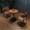 Estilo retrô bar pub speakeasy restaurante ocidental casa de chá cabine café churrascaria recepção lounge conjunto de mesa e cadeira