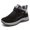 Zapatos de algodón invierno más terciopelo engrosado estilo pareja botas de algodón transfronterizo TEMU talla grande cálido protección contra el frío velcro botas de nieve