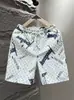 Pantalones Cortos Jacquard Delgados de Verano Sueltos Casuales para Hombre, Modernos y Elegantes, Pantalones de Cinco Puntos de Longitud Media para Hombre, Adecuados para Usar al Aire Libre
