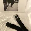 Cinturón elástico ajustado de lona trenzada para mujer, hombre y mujer, estilo coreano, combina con todo, informal, con hebilla de alfiler, para estudiantes.