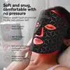 Mascarilla de Belleza de Luz Roja Skifir Fda510K para el Hogar Panel Grande de Luz LED Roja y Azul Dispositivo de Belleza Facial para Rejuvenecimiento de la Piel