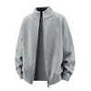 Nuevo Suéter de Punto Cardigan Jacket para Hombre Estilo Coreano Cuello Alto Casual Elegante Delgado de Punto Tendencia Otoño e Invierno