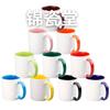 Tazas de Cerámica de Colores en Stock con Impresión de Logo, Tazas de Cerámica Lisas para Transferencia de Calor, Tazas Promocionales Corporativas
