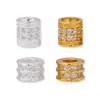 Pulsera Tradicional de Plata de Ley S925 Color Dorado Hecha a Mano con Cuenta Sólida Incrustada con Diamante, Presentando Anillos Corredizos, Cuentas Espaciadoras y Cuentas de Barril