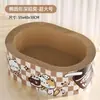 Tabla Rascadora Profunda para Gatos y Cama para Gatos Combinada, Duradera y Resistente a los Arañazos, Tabla Rascadora para Uñas de Gato que No Suelta Pelusa, Recipiente Rascador para Gatos, Herramienta para Afilar las Uñas de Gato
