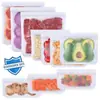 Refrigerador Almacenamiento de Alimentos Bolsa Peva para Conservación Fresca Transparente Escarchada Bolsa Peva con Cierre Ziplock para Alimentos