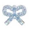 Colgante de cadena para teléfono móvil con cuentas, de tejido hueco, con doble lazo colgante, transparente, colorido, resistente a los rayos UV, ideal para hacer tú mismo