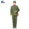 65 Adereços de Fotografia Vintage Roupa Vermelha da Libertação Traje de Performance Roupa da Revolução Cultural Traje de Performance da Guerra do Vietnã