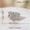 Colección de Año Nuevo 2026: Broche de Cordero del Zodiaco Dorado, un pasador elegante y con estilo para mujer, perfecto como accesorio o regalo de Año Nuevo