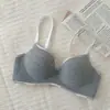 Ropa interior de alta calidad para niñas de pecho plano, engrosada, Push-Up para pechos pequeños, Anti-caída, Cómoda, Sin marcas, Sujetador con copa no vacía