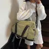 Bolsa de Viaje Multifuncional Ligera, Bolsa de Equipaje de Gran Capacidad para Viajes de Negocios de Corta Distancia, Bolsa de Almacenamiento de un Solo Hombro, Bolsa Plegable para Fitness para Mujeres