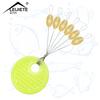 Bóia de Silicone Transparente Tipo Oliva 7+2 Posicionadora Competitiva Anti-enrosco Acessórios para Equipamento de Pesca Grande Quantidade