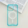 Adecuado para Funda de Teléfono Magnética Dopamine 16Pro, Cobertura Total en las Cuatro Esquinas Anti-Caídas Transparente Funda para Teléfono Apple 13Mini