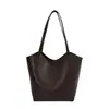 Bolsa de gran capacidad de comercio exterior con sensación relajada para mujer, nueva de 2026, simple, versátil, bandolera única, bolsa de mano para el trabajo