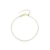 Pulsera apilable de cadena cruzada y cadena sólida para primavera y verano, Joyería moderna y simple de moda, Accesorio diario versátil de nicho para mujer