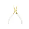 Pinzas de Punta Fina Chapadas en Oro de Venta Caliente, Pinzas de Corte Diagonal, Pinzas de Corte para Joyería, Accesorios para Joyería, Pinzas de Herramientas Manuales Doradas para Bricolaje