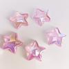 Dulces accesorios de resina de estrella de colores, accesorios de joyería DIY hechos a mano para niños, parche de pegamento de helado acrílico