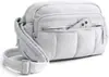 Bolso Cruzado Rosa Acolchado para Mujer de Nuevo Modelo Transfronterizo con Múltiples Compartimentos, Bolso de Viaje Portátil Impermeable, Bolso de Monedas