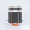 6 Tubos de Cobre Caliente Radiador de CPU Computadora de Escritorio Doble Torre Tubo de Calor Refrigeración Silencioso Ventilador Dual Ventilador de Refrigeración para CPU