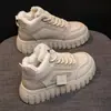 Botas de Nieve de Suela Gruesa para Mujer 2026 Invierno Más Terciopelo Más Grosor Botas Cortas Martin Zapatillas Deportivas de Caña Alta Zapatos de Tablero Cálidos Zapatos Grandes de Algodón