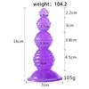 Plug anal de noite longa suprimentos para adultos expansor anal gay próstata tesoura de comércio exterior parte de trás da mão puxar contas fabricantes de plug anal