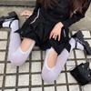 Medias de seda japonesas con huecos en el muslo para mujer, puras, de Internet, sexys, para primavera y otoño, pantalones Didi, finas, de verano