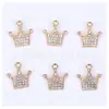 Estilo Coreano Verano Mujer Nuevo Corona Aleación Galvanizada Incrustada con Pedrería Colgante Único Accesorios Adornos Colgantes Venta al por Mayor