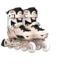 Set Completo Principiante Patines en Línea Reporte Clase Profesional Soporte de Hoja Engrosado Integrado Patines de Hielo Infantiles Tamaño Ajustable Ruedas con Luces