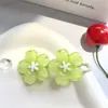 Grampo de Cabelo Flor Doce Clipe BB Estilo Western Infantil Adorno de Cabeça Flor de Cerejeira Fofa Acessórios de Cabelo para Menininha Clipe Lateral para Franja