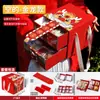 Caja de Regalo Universal para el Festival del Bote del Dragón 2026, Caja de Embalaje para Graduación de Preparatoria, Caja de Regalo de Doble Capa con Zongzi, Nueces y Frutas Secas