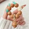 Pulseira de Sementes de Bodhi Olho de Fênix Nepalesa Original para Segurar em Mãos Círculo Único Pulseira de Contas de Oração Budista Atacado