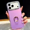 Funda de Teléfono con Anillo Dopamina IMD de Agujero Grande Adecuada para Apple 17/18 Moderna 18PRO con Adorno de Diamantes 13/14 Lujosa 16