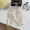 Nuevos Jeans Coreanos Versátiles de Primavera y Otoño para Niños Temporada Niños y Niñas Bebé Simples Casuales Pantalones Largos de Moda Color Sólido