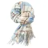 Bufanda a cuadros versátil y elegante para mujer, nuevo diseño coreano invierno 2026, regalo para estudiante, bufanda cálida para el cuello