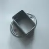 Accesorios para vallas de acero galvanizado Base de hierro empotrada Base de fijación de valla Tarjeta de inserción en pared Soporte para valla Clip