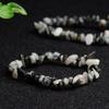 Pulsera de Grava de Piedra Ojo de Águila Natural Varios Colores Irregular Pulsera de Piedra de Cristal Pulsera para Mujer Pulsera Elástica