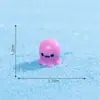Miniaturas de polvo e golfinho para terrários, decorações DIY temáticas do oceano para aquários, acessórios para pendurar e pequenos enfeites para um mundo subaquático