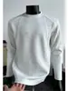 Sudadera pesada estilo callejero americano para hombre, capa interior de marca de moda de otoño, camiseta de manga larga con diseño retro