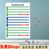 Gestión de Posición Fija de Almacén Pizarra Kanban Pizarra de Escritura Contenido Pizarra Taller Fábrica Oficina Borrable