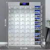 Gabinete para platos de comedor personal multi-puerta fábrica lonchera tazón palillos almacenamiento aparador acero inoxidable gabinete de desinfección gabinete de comedor