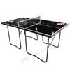Mesa de tênis de mesa dobrável de 70 pol. 2 peças, mesa de jogo com pernas dobráveis, vendas diretas da fábrica, padrão de comércio exterior