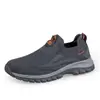 Zapatos de Verano Estilo Papá para Hombre, Zapatos de Malla sin Cordones para Caminar, Zapatos Transpirables para Personas Mayores, Zapatos para Mujeres de Mediana Edad y Mayores, Zapatos Transpirables en Stock