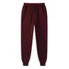 Calça de moletom jogger unissex para comércio exterior transfronteiriço com estampa digital, cintura elástica esportiva casual, calça esportiva versátil de cor sólida