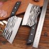 Transmisión en vivo mismo estilo cuchillo de cocina acero inoxidable forjado cuchillo de corte cuchillo de corte de cocina para el hogar cuchillo de corte de verduras de chef venta al por mayor